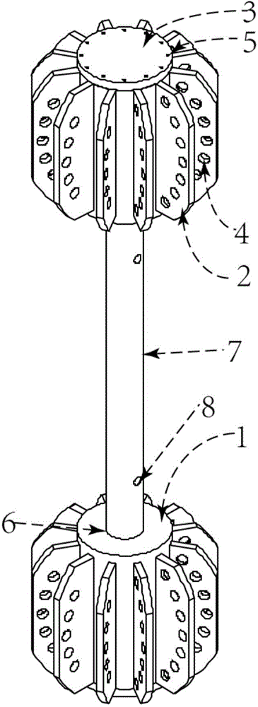 Assembly-type node of cable strut structure