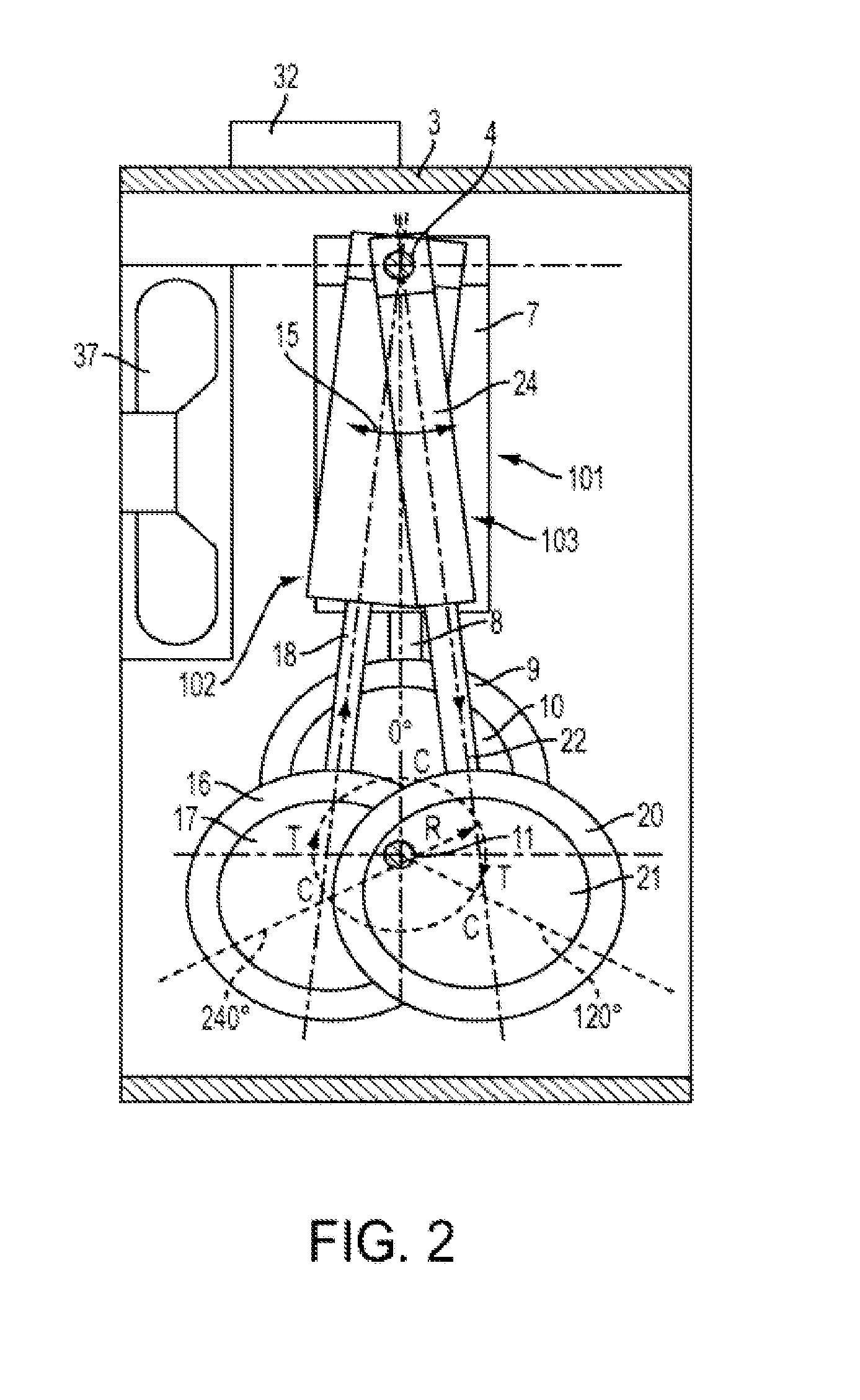 Filling machine for highly compressed gas