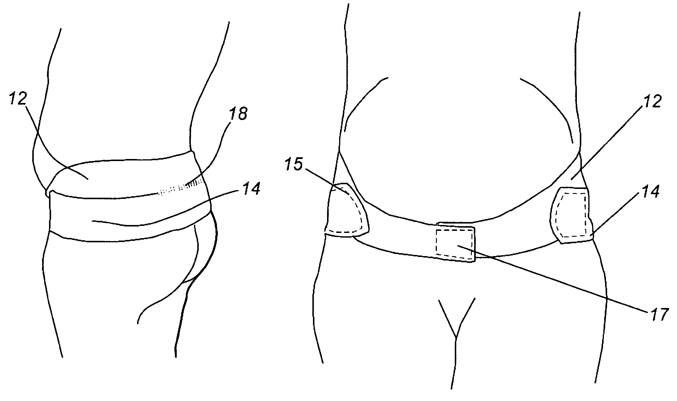 Lower uterine segment maternity support belt
