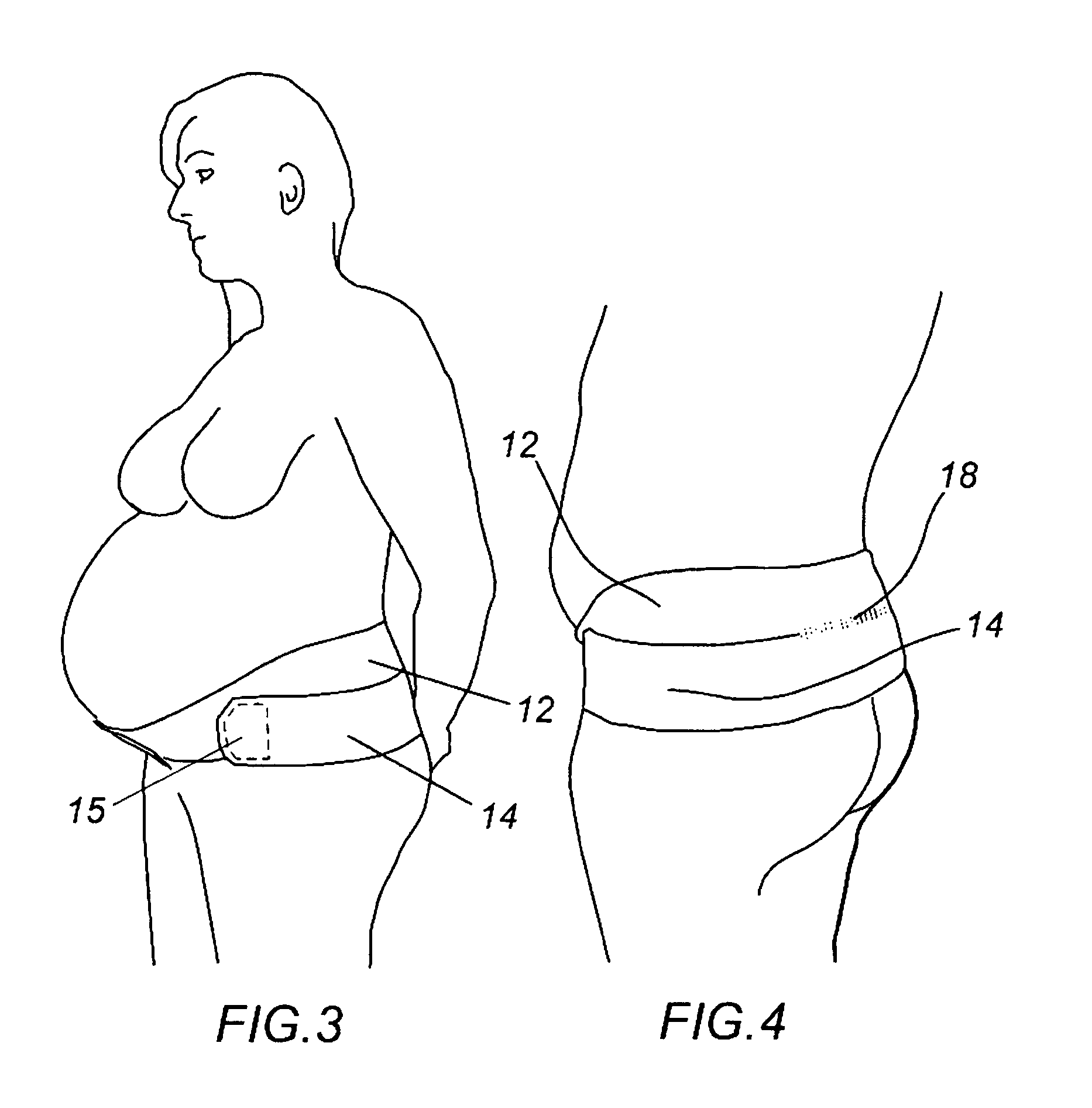 Lower uterine segment maternity support belt
