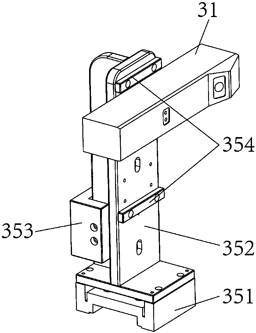 Target-free automatic measuring device and method for axis pose of tubular part