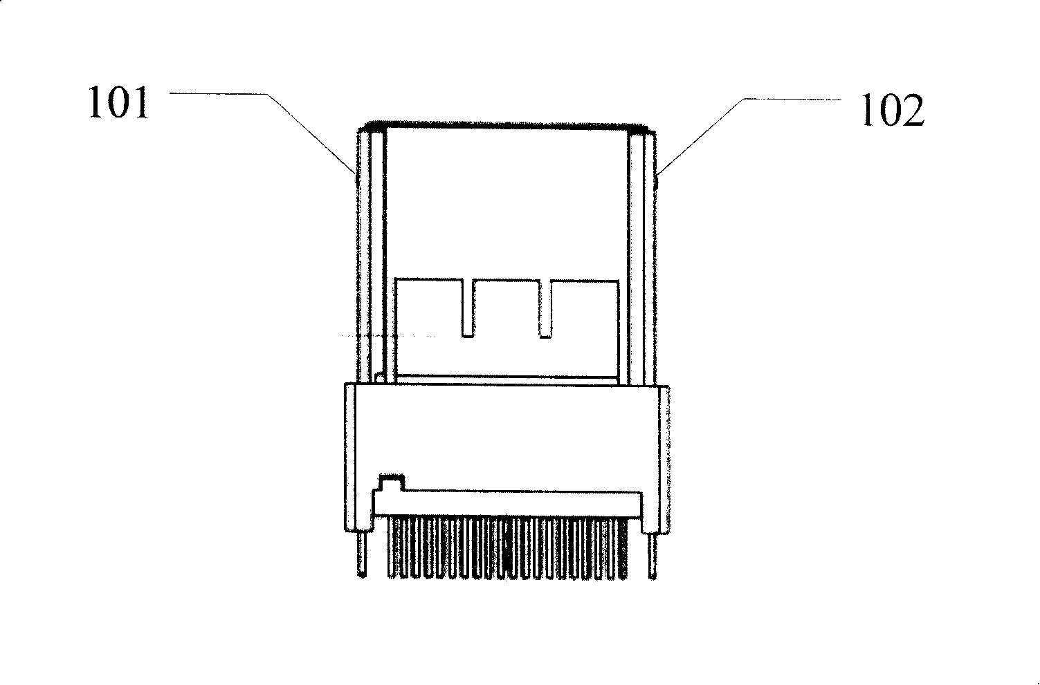 Connector, plug, socket, and connector connecting method