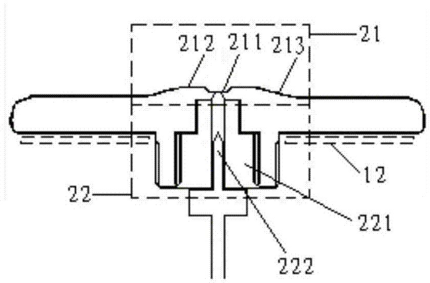 Device suitable for triggered gap