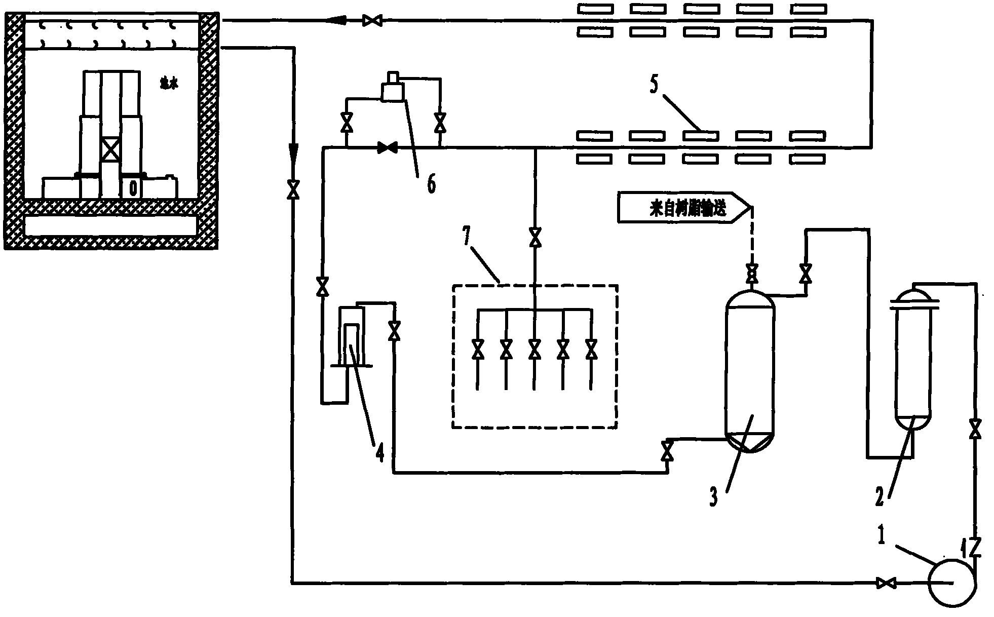 Heating method and system of surface pool water of pool type reactor