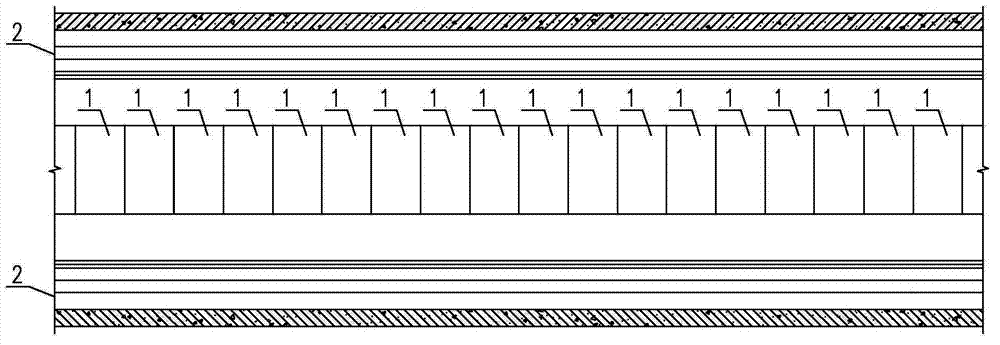 Internal double-layer prefabricated traffic lane structure of shield tunnel