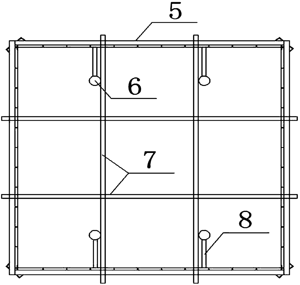 A bottomless steel casing cast-in-place concrete diversion cofferdam and its construction method