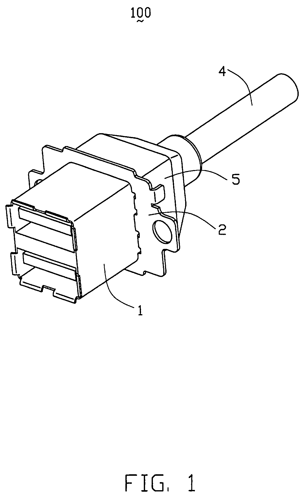 Cable connector assembly with internal printed circuit board