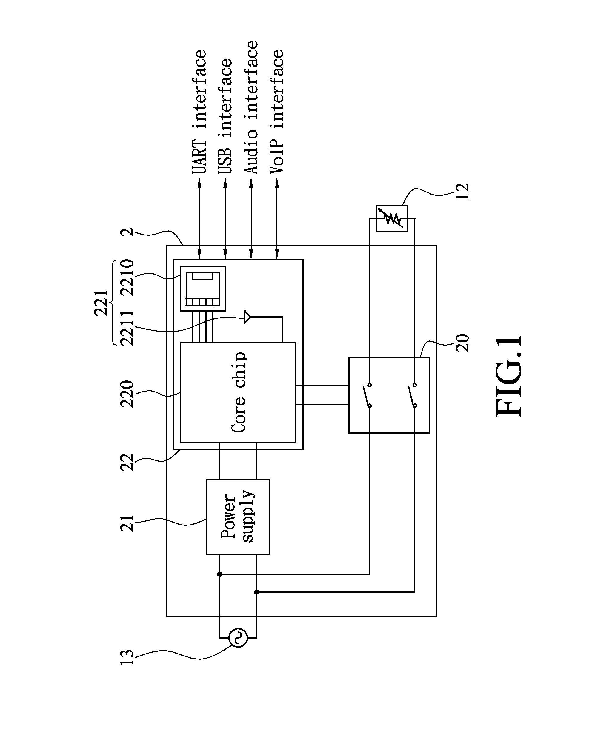 Network power control module