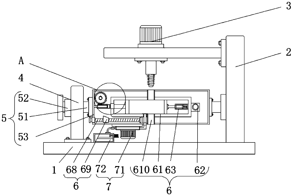 Deep hole device used for electronic lock machining