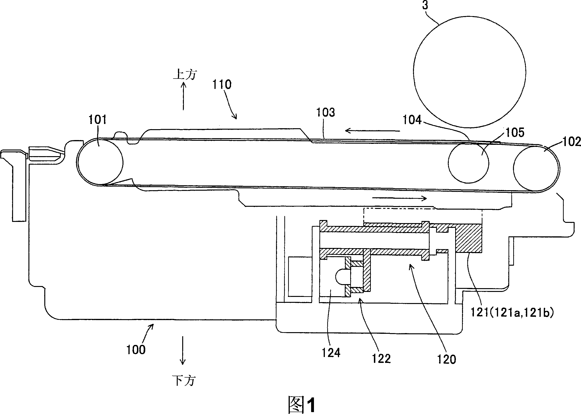 Transprinting mechanism and image forming device using the same