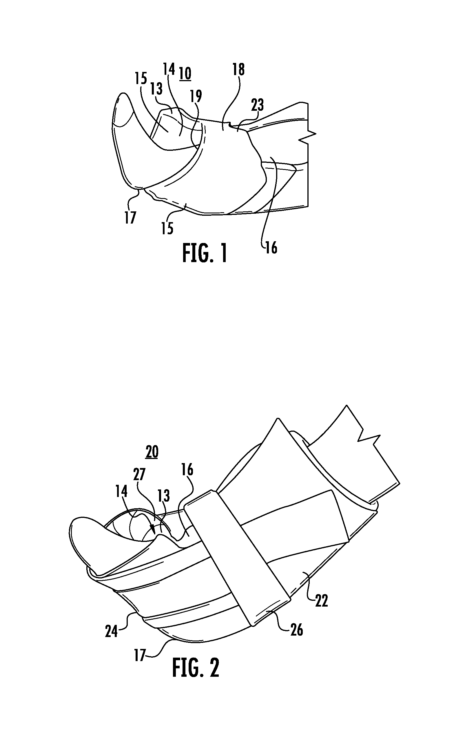 Method and system for fluidized lower leg protection