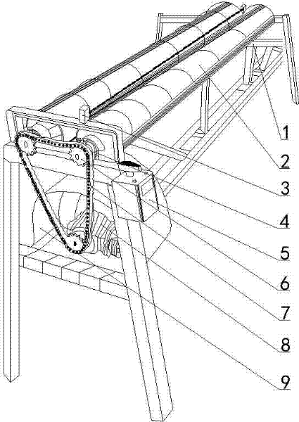 Method and device for loosening fabric of yardage roll