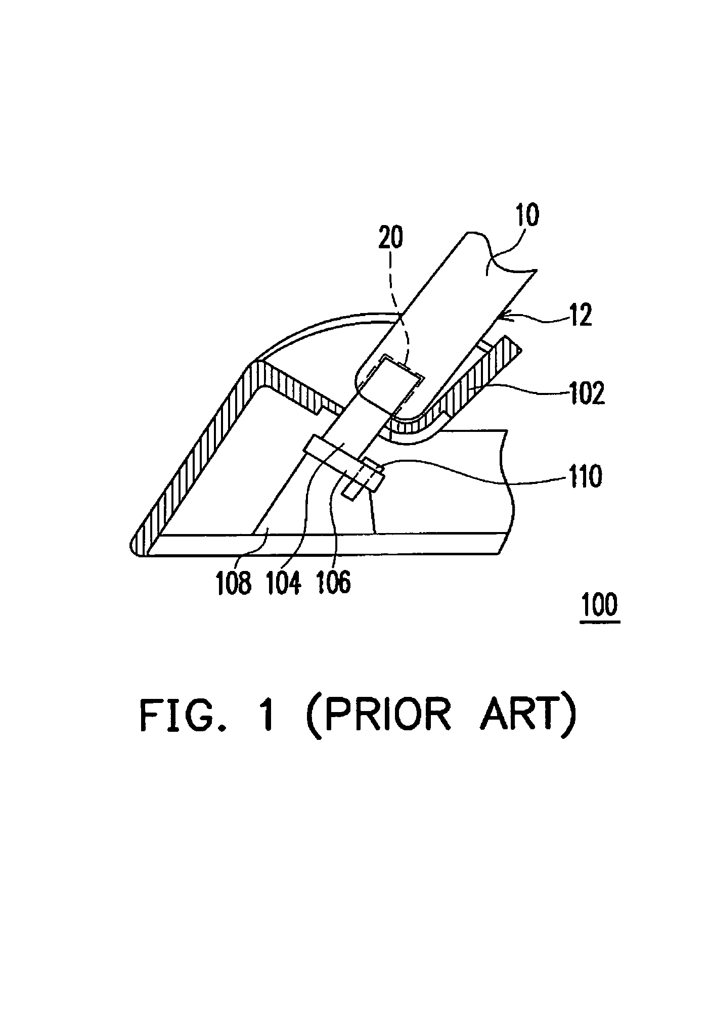 Recoverable connector structure and cradle having the same