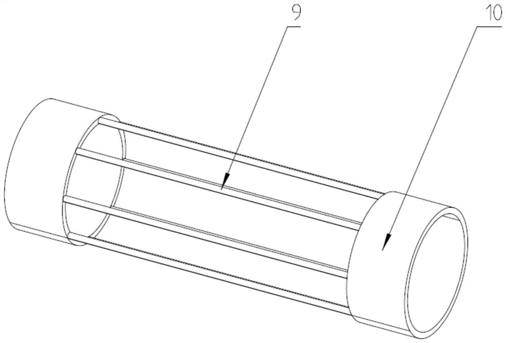 Flexible screen pipe with automatic reset function
