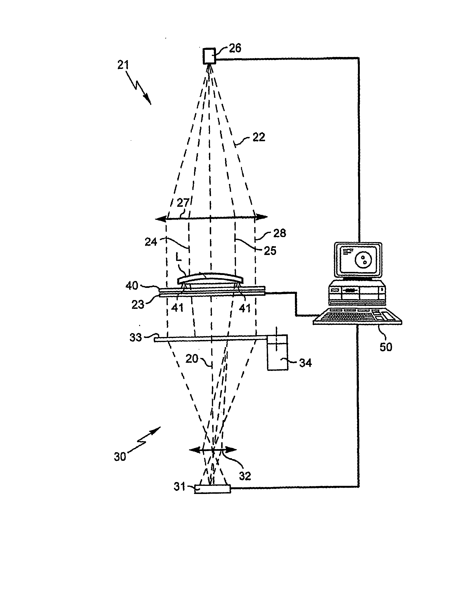 Method And Apparatus For Locally Measuring Refractive Characteristics Of A Lens In One Or Several Specific Points Of Said Lens