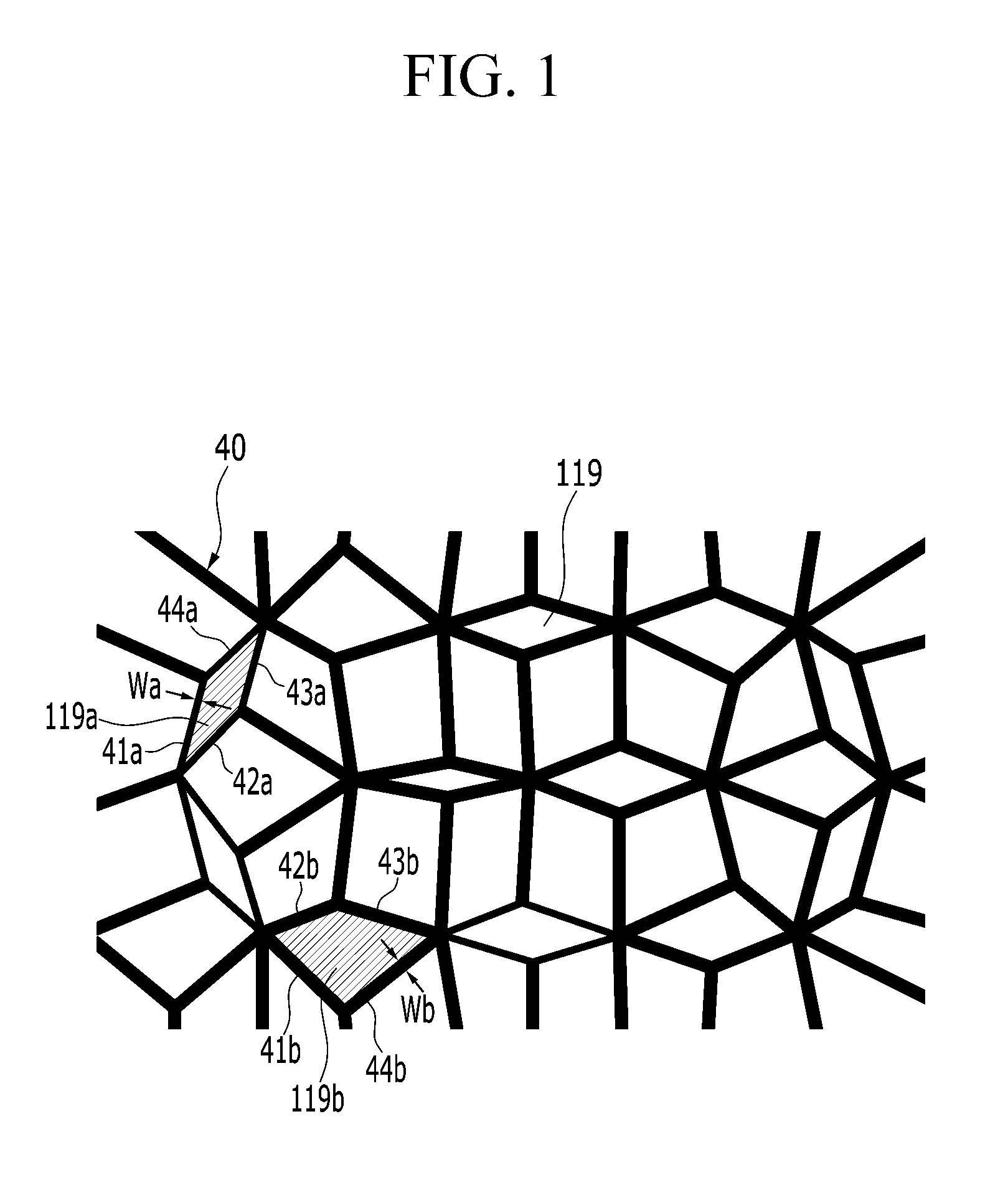 Mesh-type electrode pattern and manufacturing method thereof, and touch panel including the same