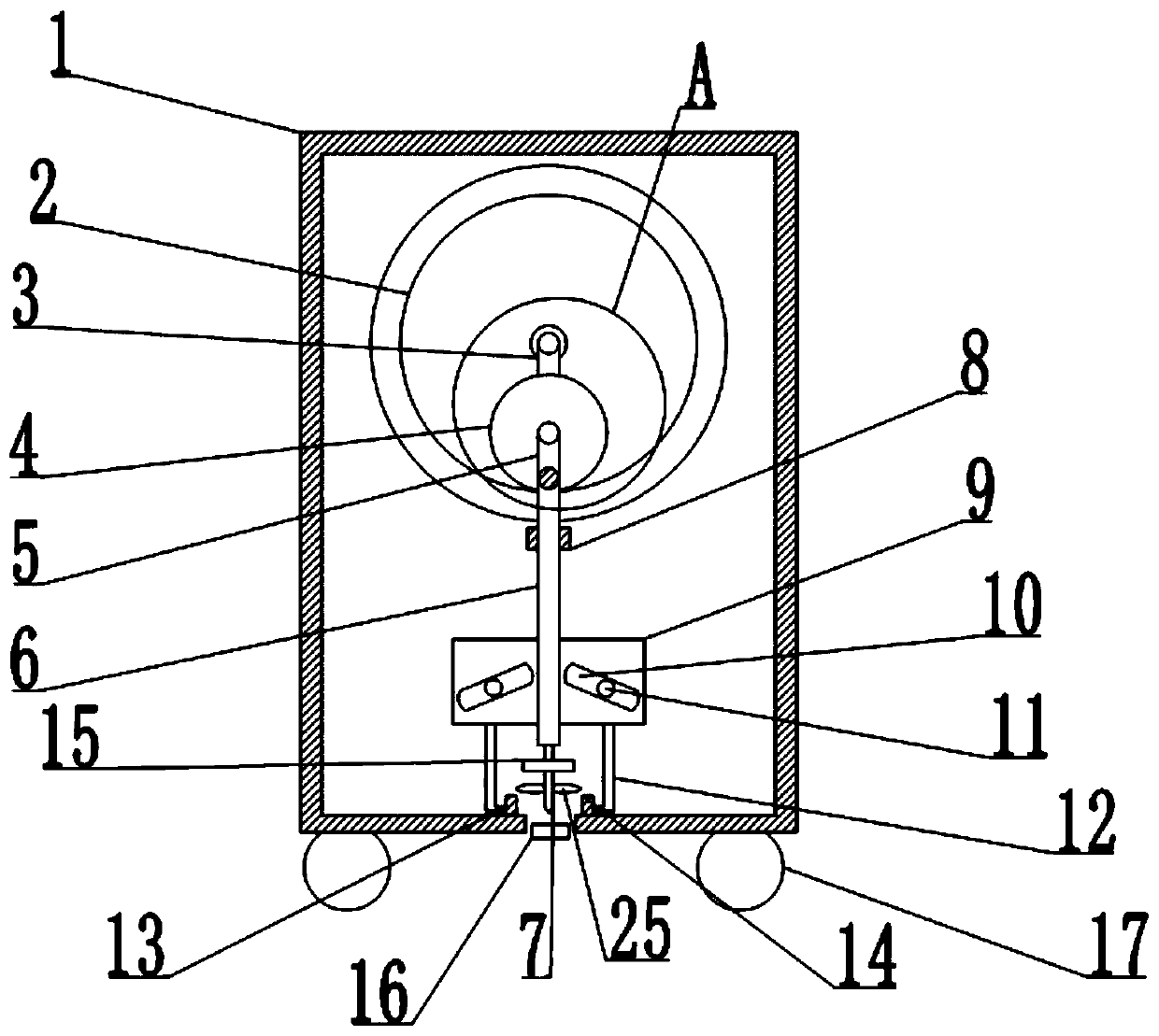 A kind of perforating device for automobile interior trim panel