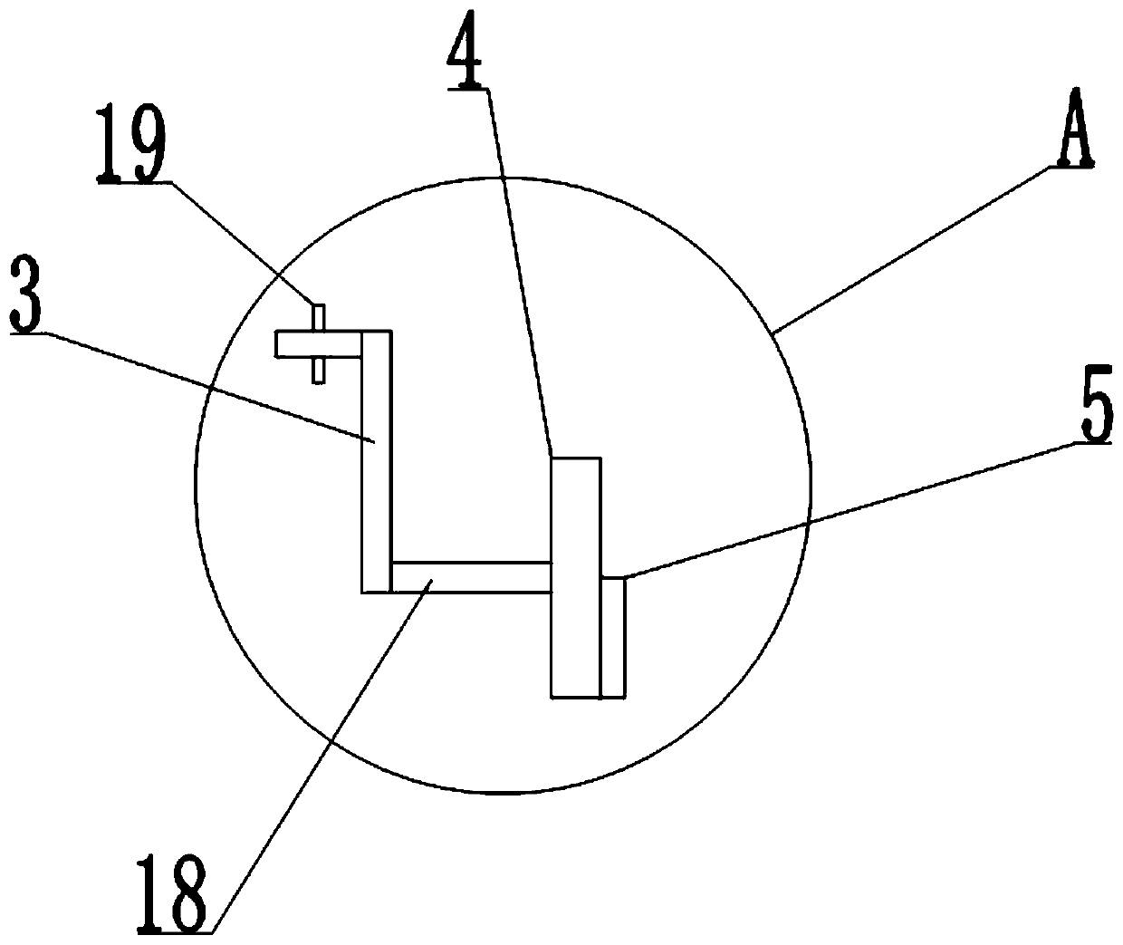 A kind of perforating device for automobile interior trim panel