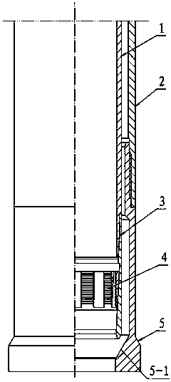 Snap spring seat and inner pipe connecting device of coring drill