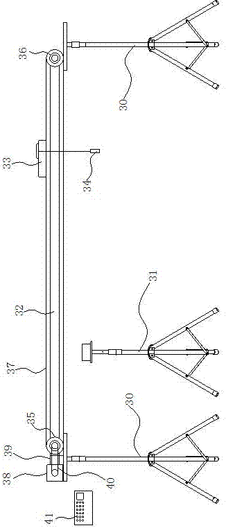 Gamma instrument automatic calibration device and method