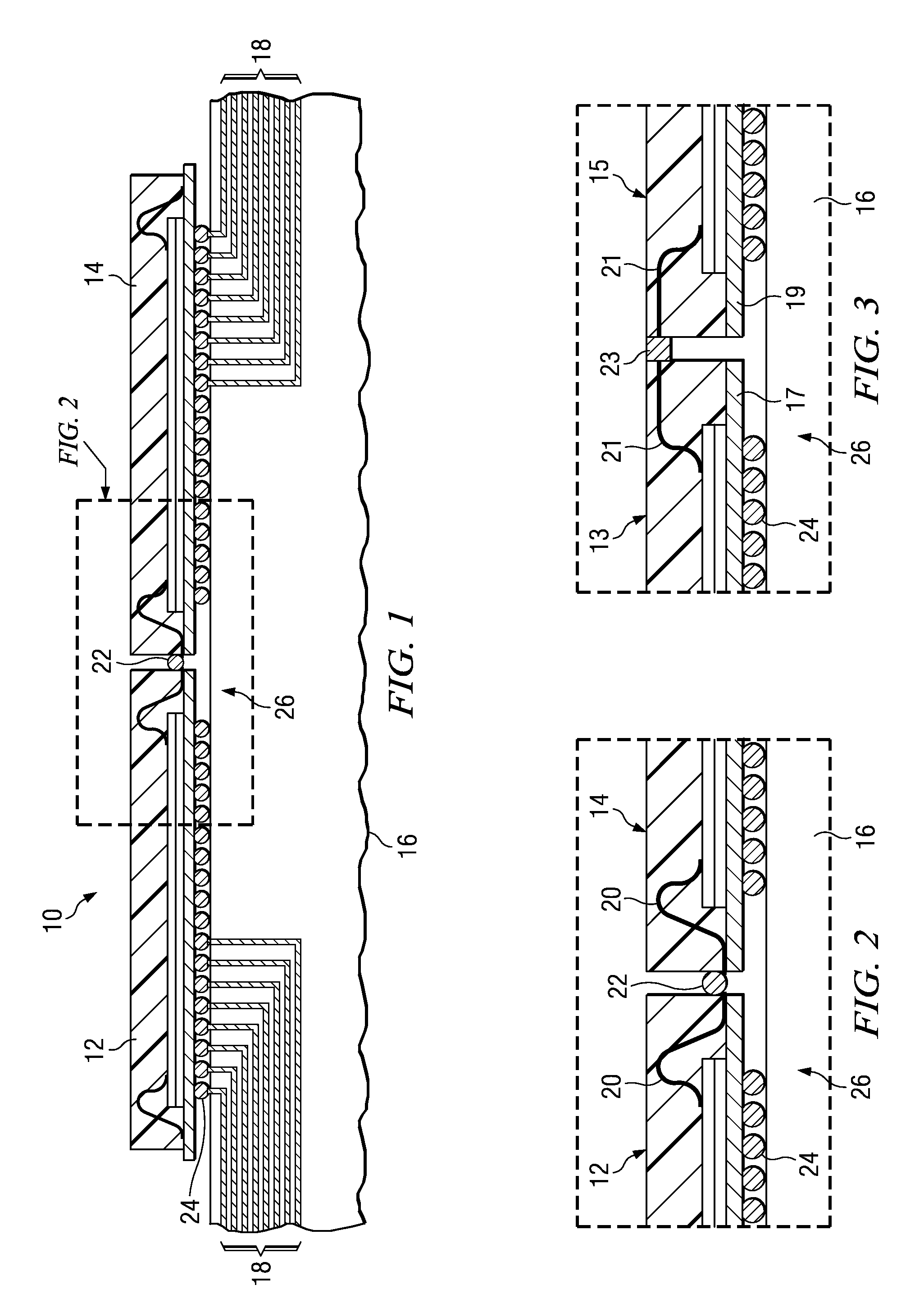 Laterally Interconnected IC Packages and Methods