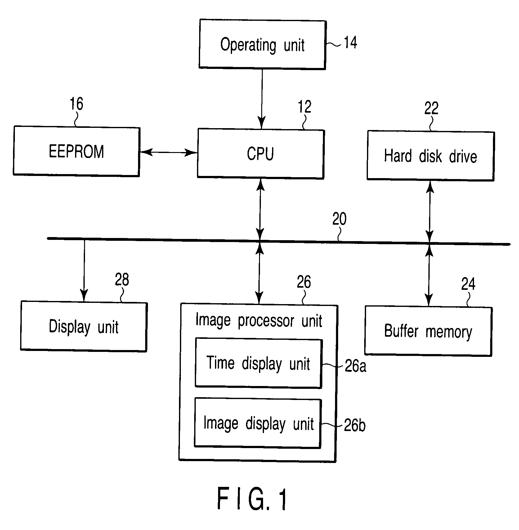 Image display apparatus, displaying method, and recording medium having display program for the image display apparatus recorded therein