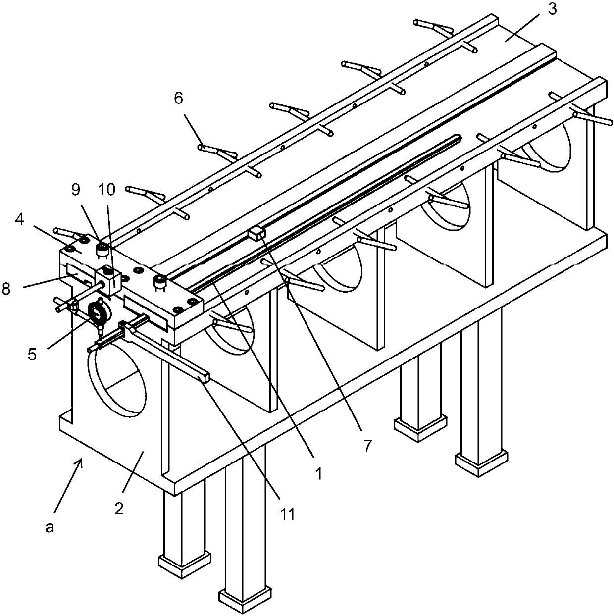 Correction device applicable to shakeproof strip fulcrum and distortion