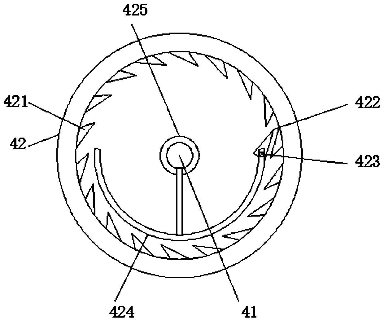 A heat-dissipating new energy charging pile with the function of protecting cables