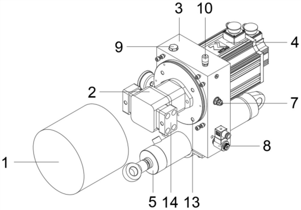 Electro-hydrostatic actuator provided with replaceable multi-stroke hydraulic cylinder