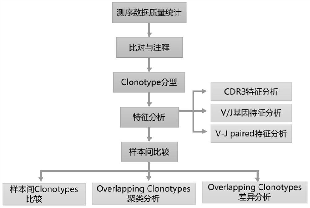 A method for analyzing single-cell immune repertoire sequencing data