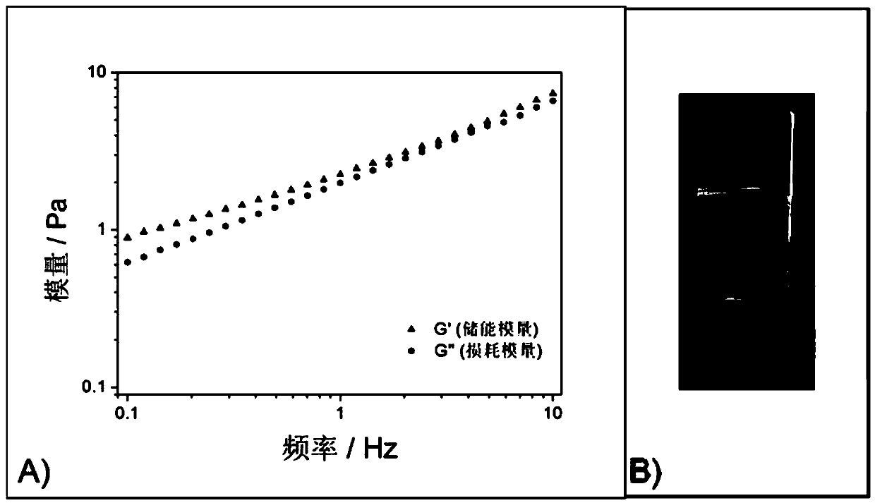 Bifunctional hydrogel polymer composite material, its preparation method and use