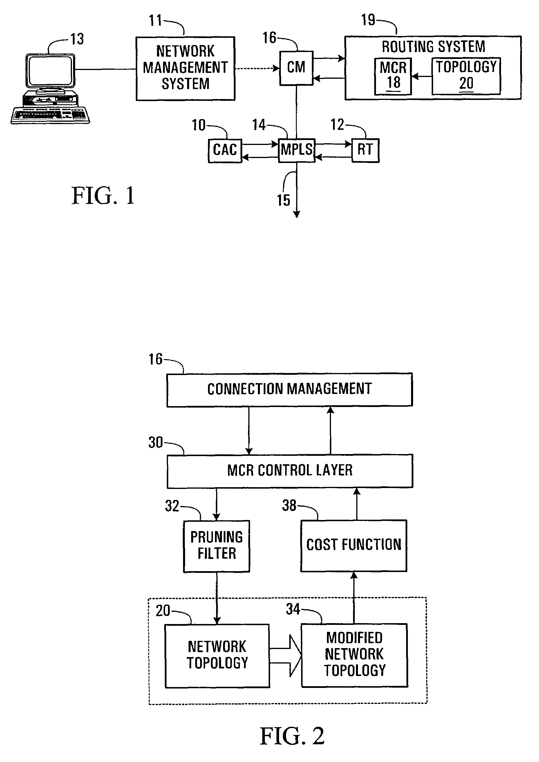 Multi-constraint routing system and method