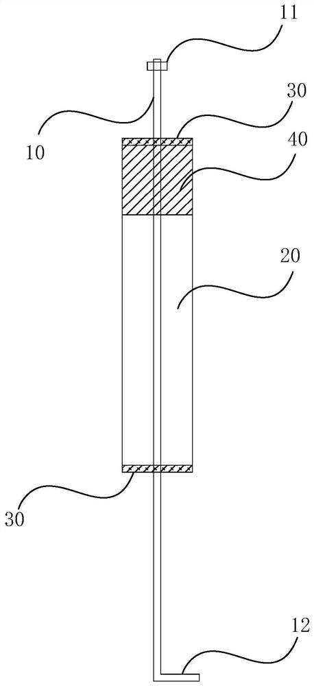 Swing post, swing post assembly and construction method for bobsled track