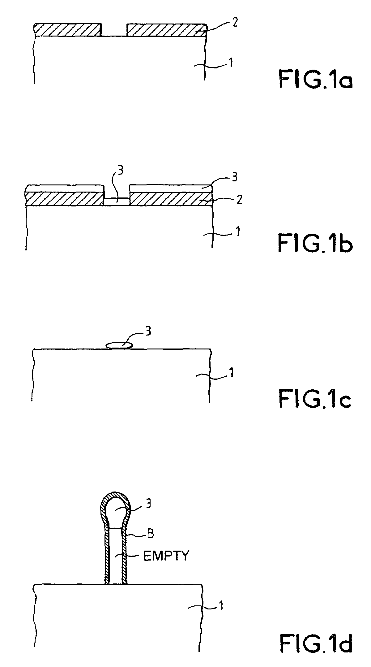 Method for catalytic growth of nanotubes or nanofibers comprising a NiSi alloy diffusion barrier
