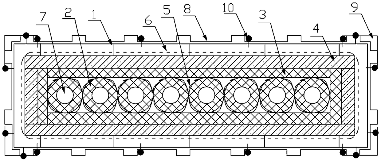 Intensive thermal insulation device and method for small-diameter pipelines