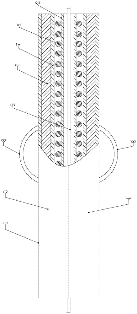 Optical fiber wiredrawing annealing heat preservation device