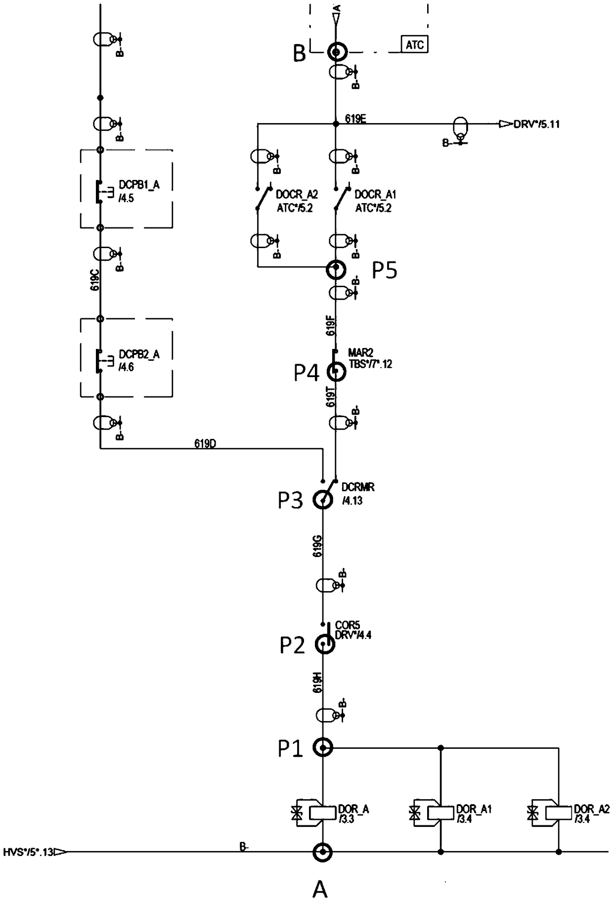 A method for virtual measurement of train circuit diagram of rail transit