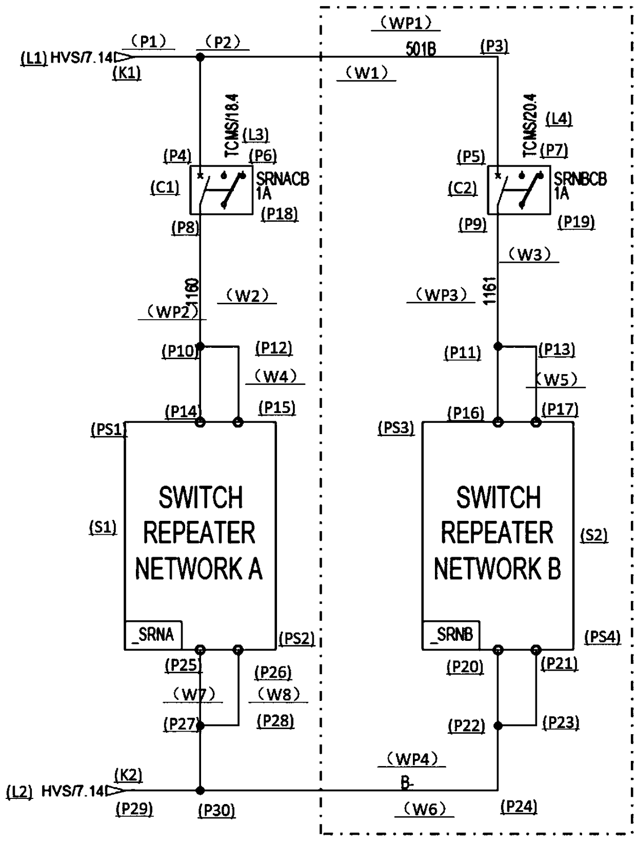 A method for virtual measurement of train circuit diagram of rail transit