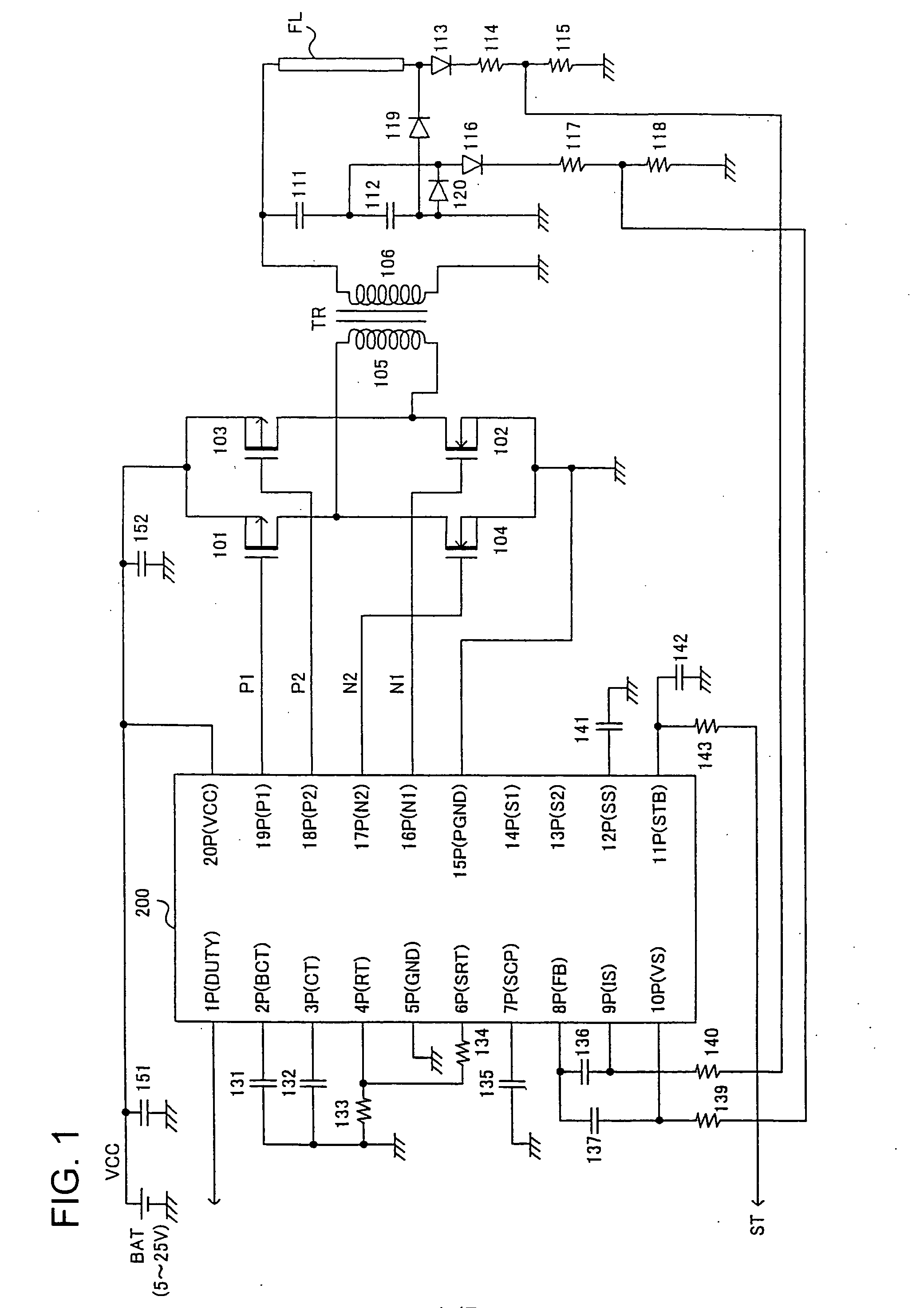 Dc/ac converter and controller ic
