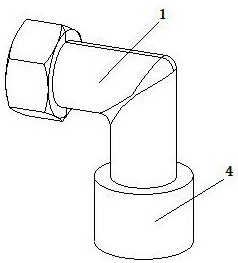 Automobile oil pipe connection device