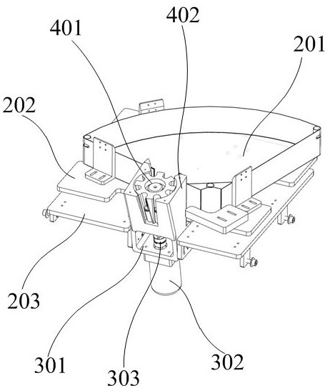 Automatic discharging device of assembly machine