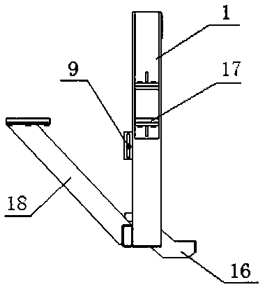 Full cross-section tunneling machine duct piece fast unloading and storage device
