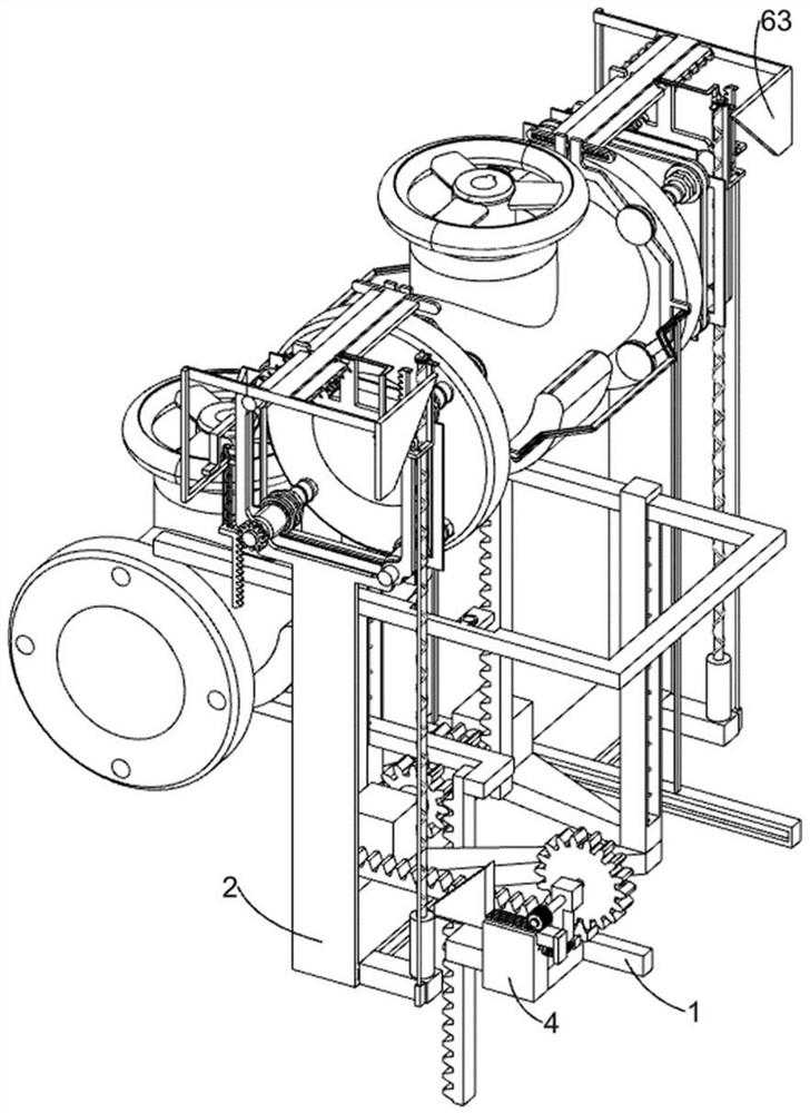 Device for replacing oil well mouth back pressure valve for oil exploitation