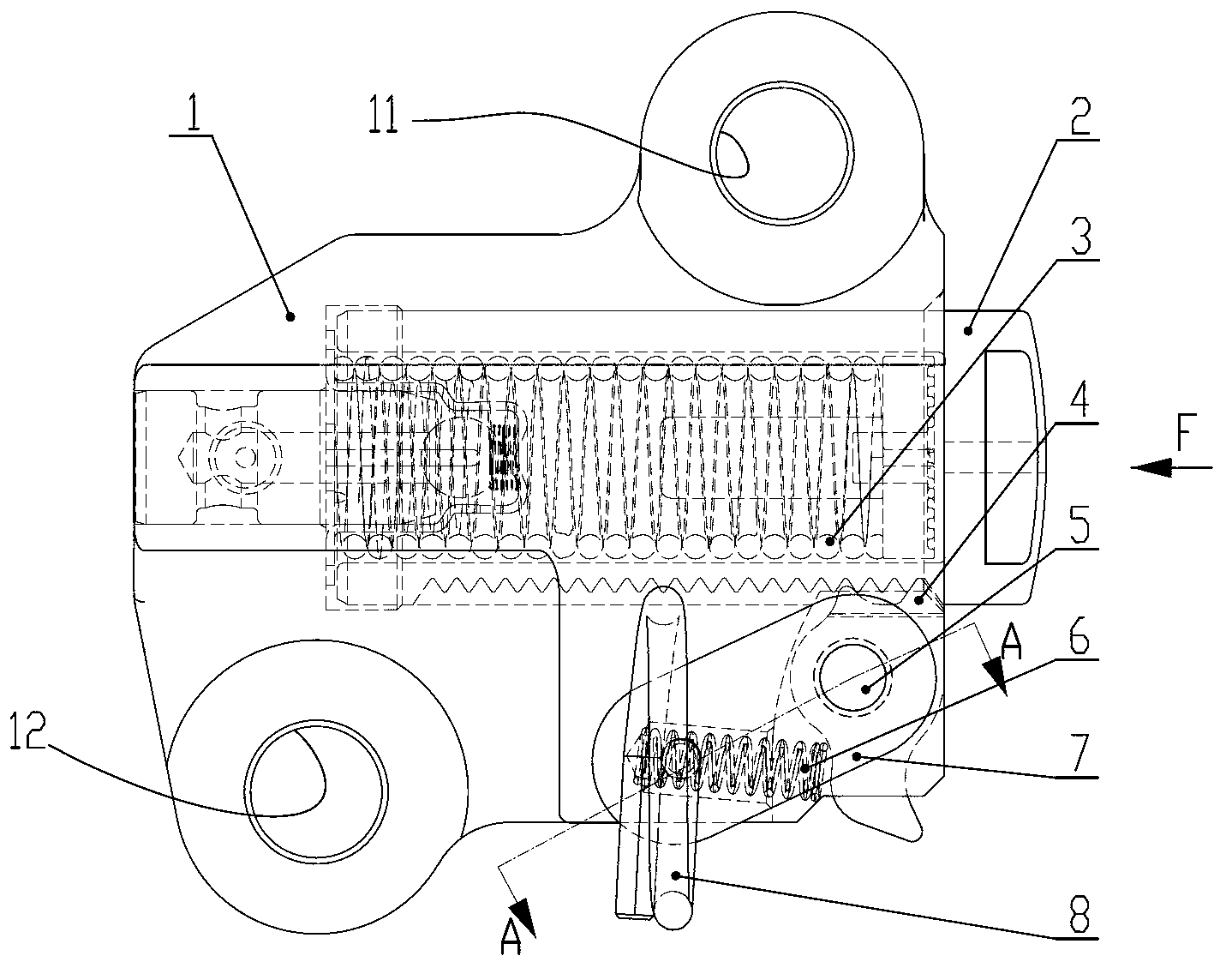 Engine tensioner and engine