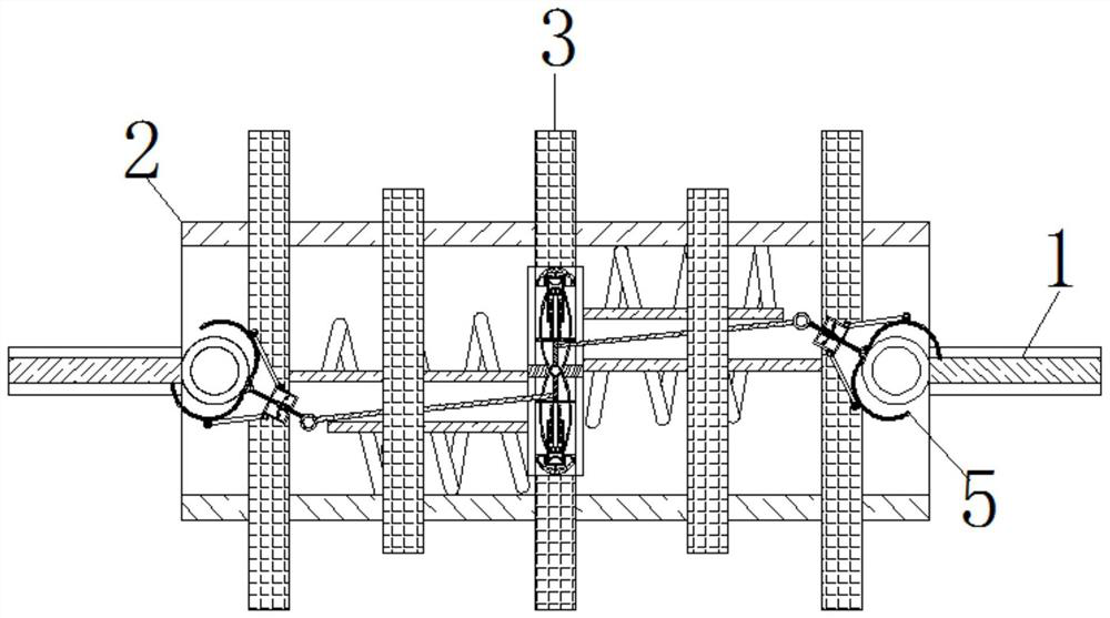 Equipment for eliminating flashover of insulator chain by utilizing wind power