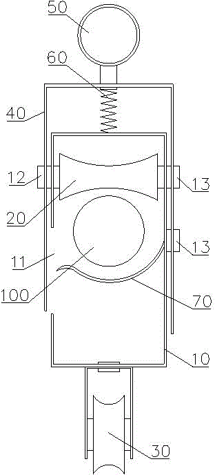 Double-head pulley