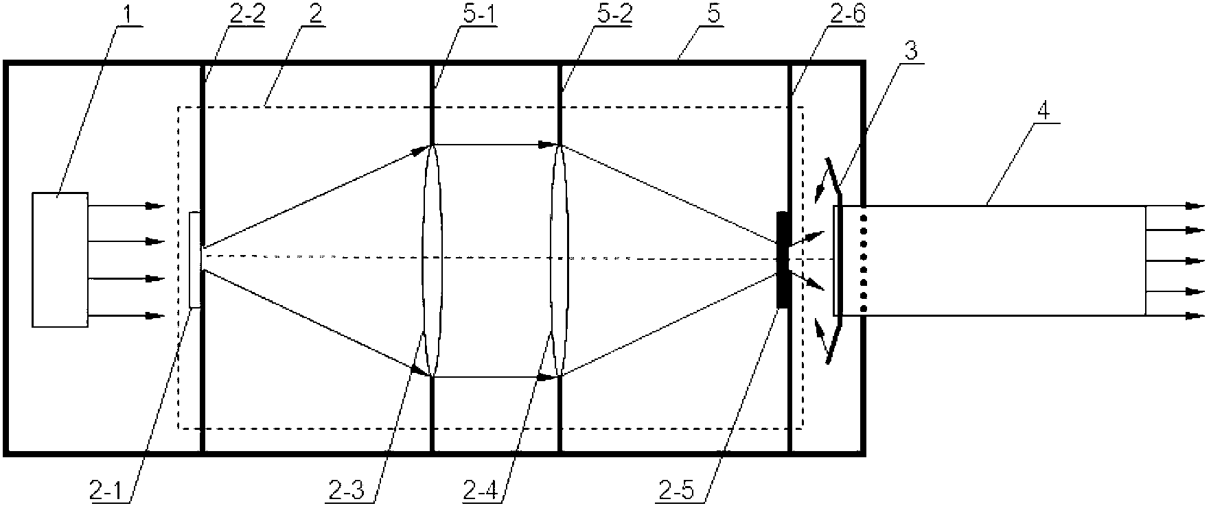 Efficient solar simulator for solar corona observation experiments