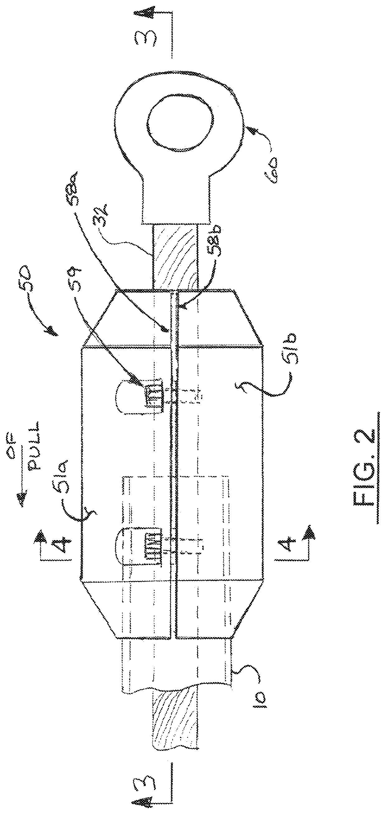 Lead service water pipe line removal apparatus and method