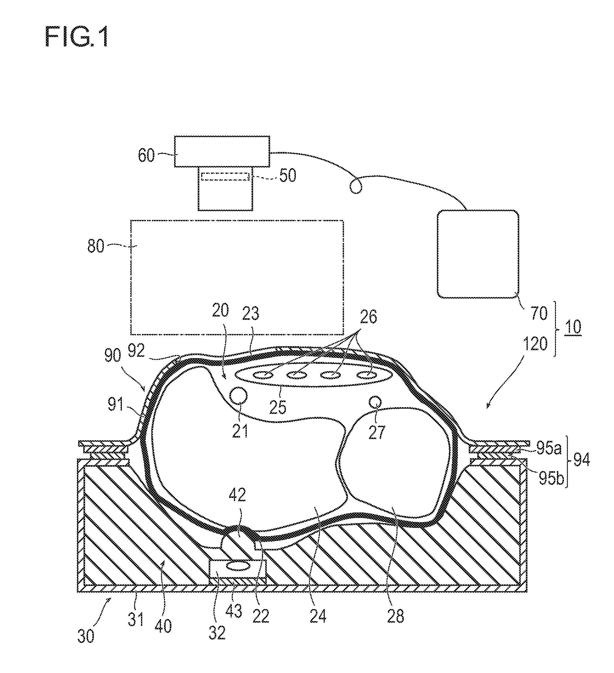 Artery visualization device and artery imaging device