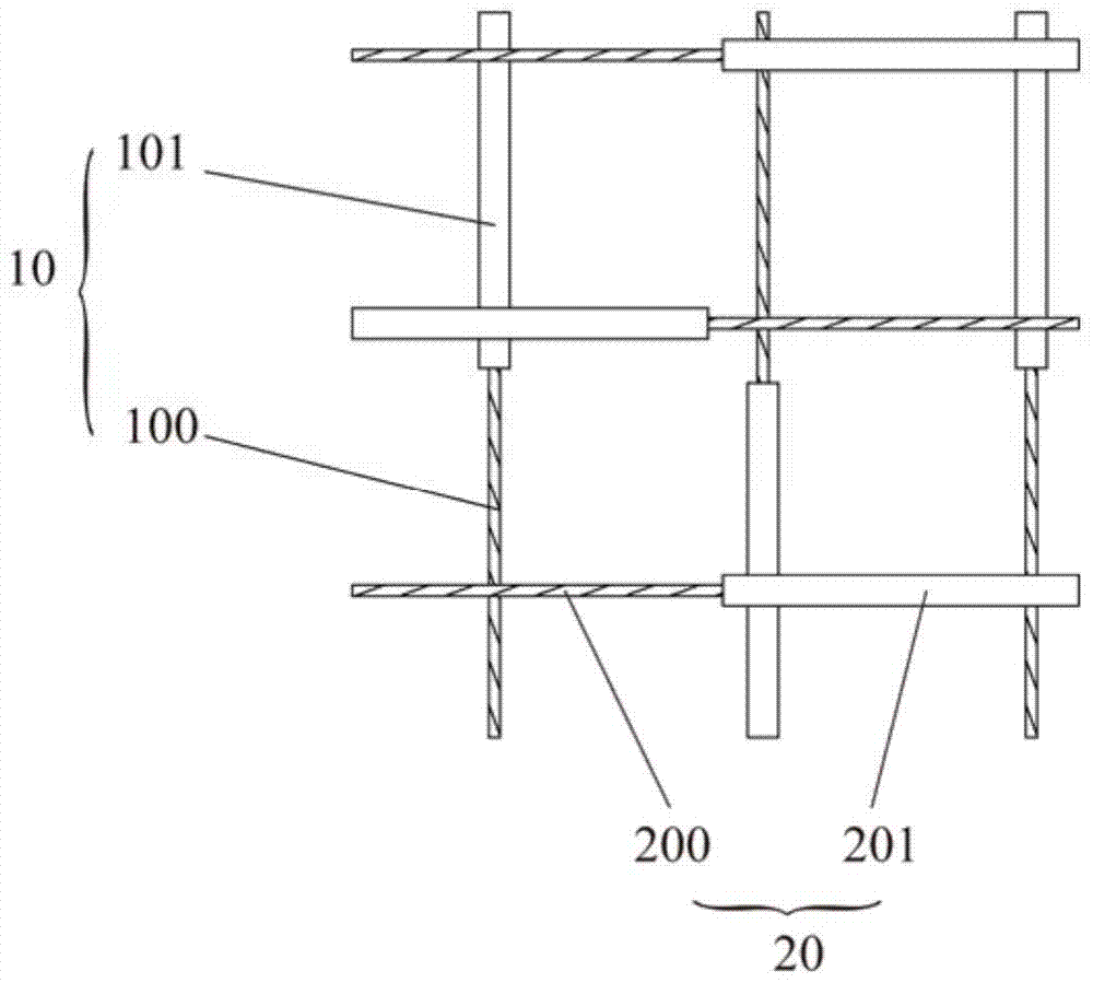 Touch structure, touch display screen and display device